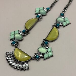 Elegant Lia Sophia Multi-Color Statement Necklace